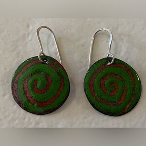 Fun Enameled Earrings